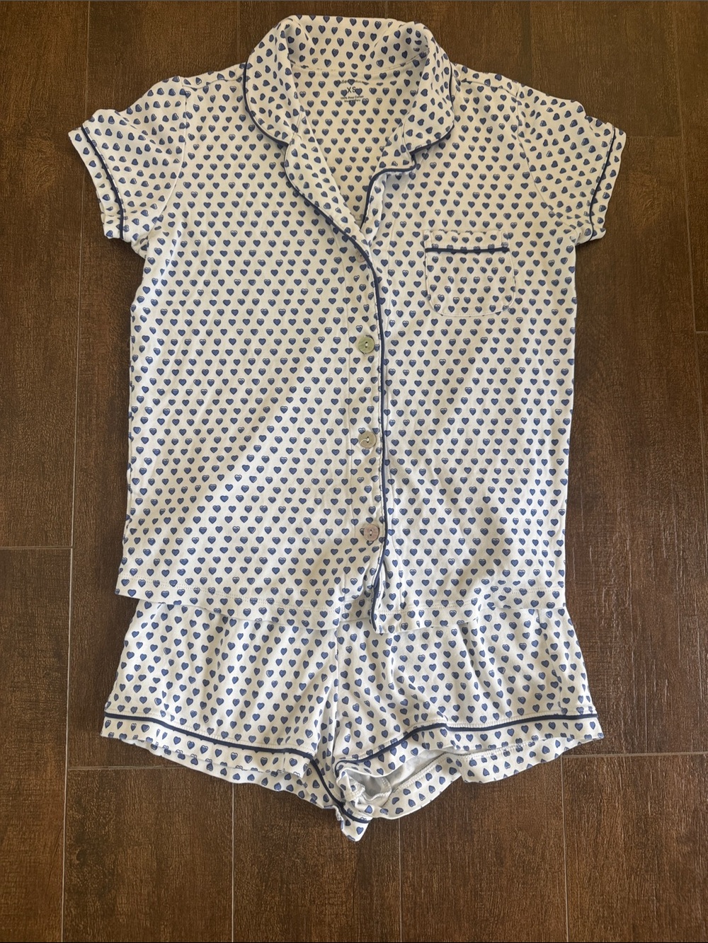 Roller Rabbit Heart Print Short Pajama Set